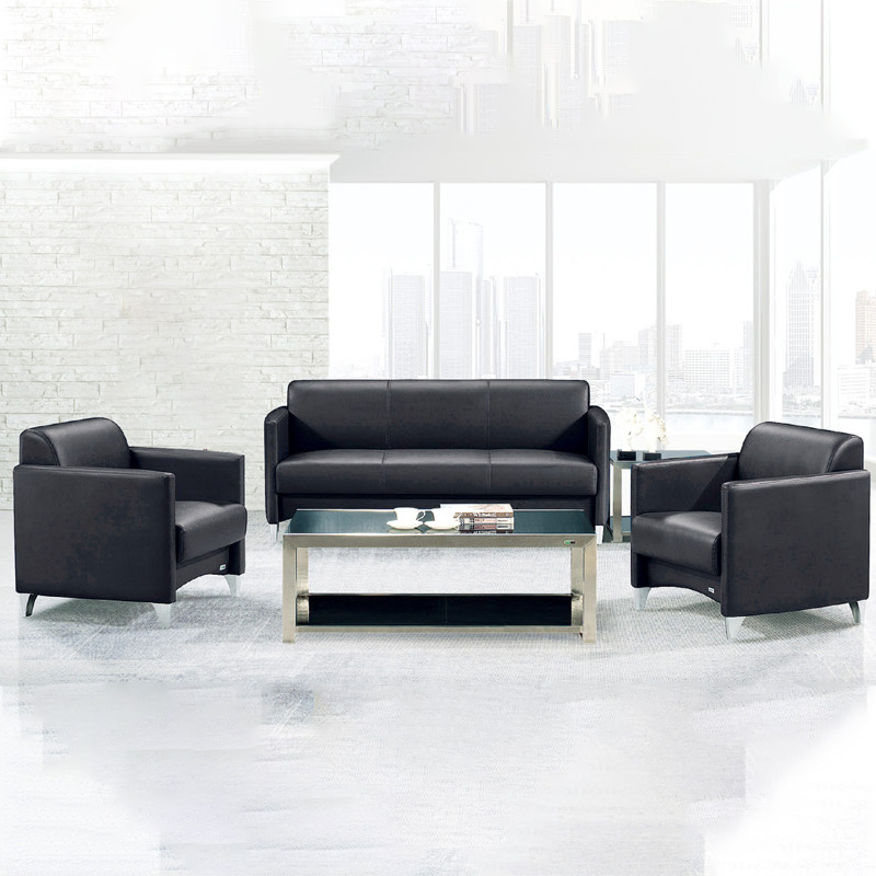 黑色西皮沙发